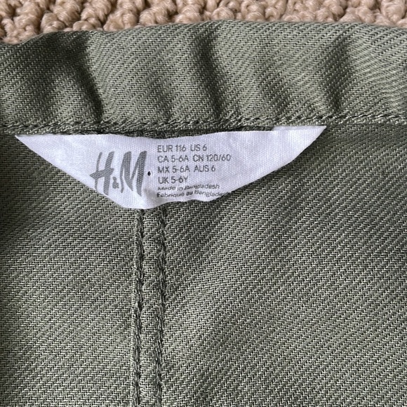 H&M shirt jacket size 6 (unisex ) - Picture 3 of 4